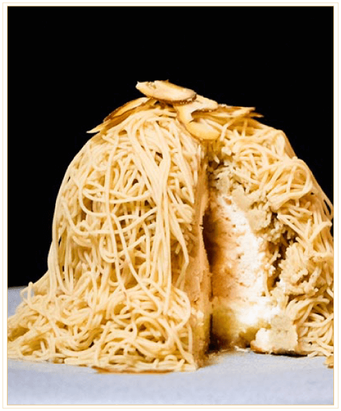 高級和栗のモンブラン